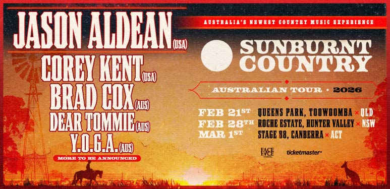 Jason Aldean, Roche Estate Hunter Valley – 28th Feb 2026