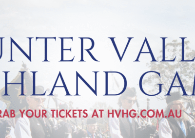 Hunter Valley Highland Games, Saltire Estate Lovedale – 23rd Aug 2025