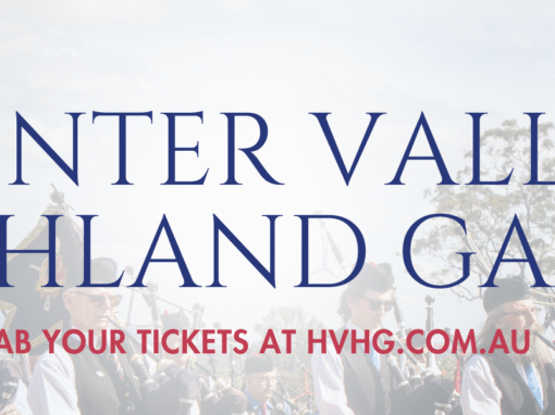Hunter Valley Highland Games, Saltire Estate Lovedale – 23rd Aug 2025